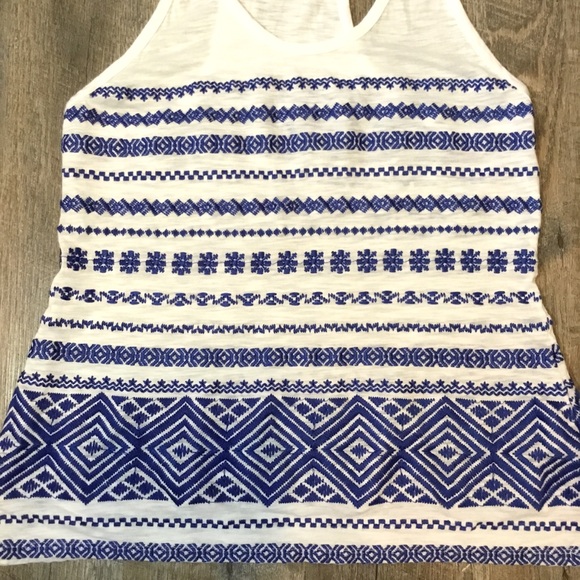 Sam Edelman Embroidered Racerback Tank Top - Picture 4 of 7